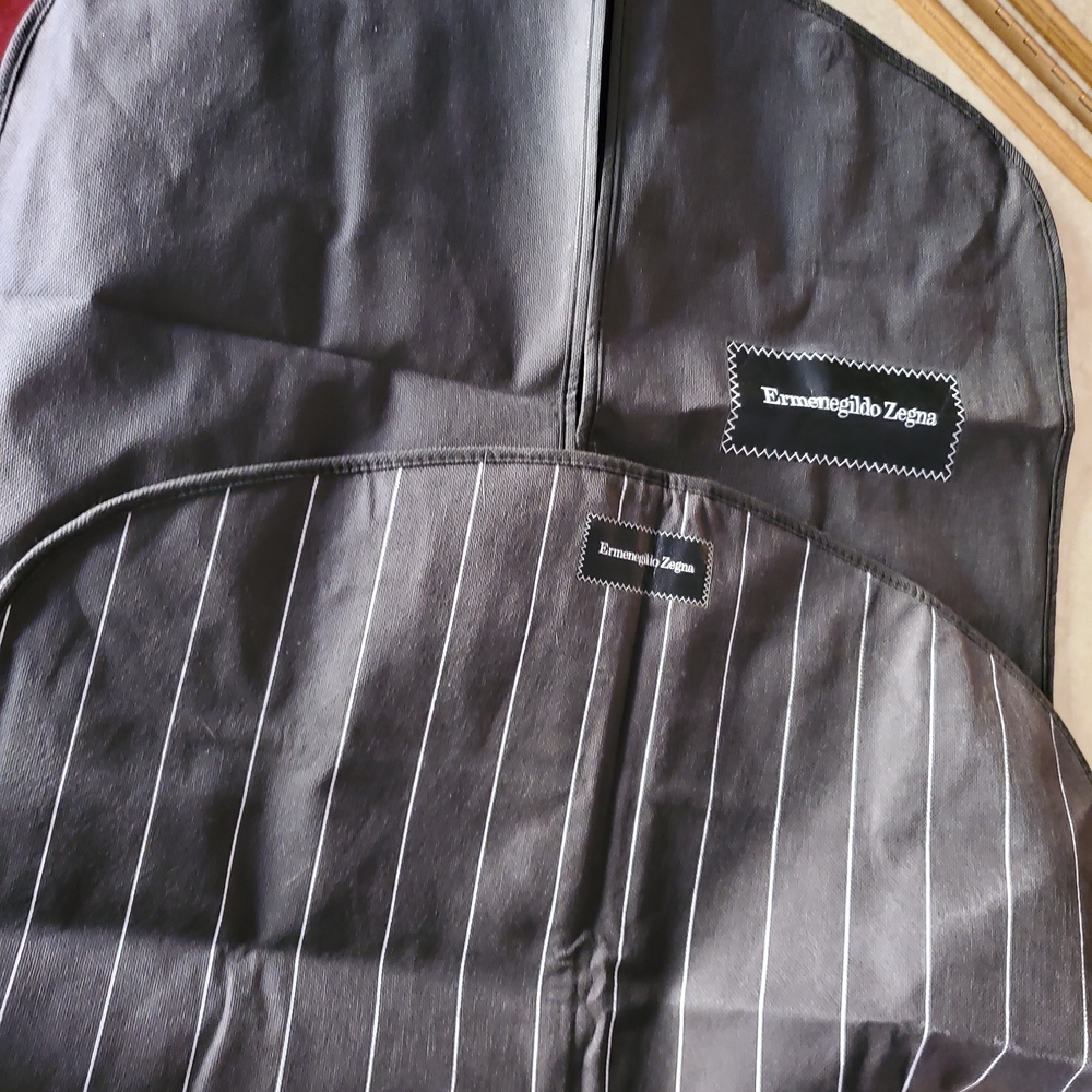 Ermenegildo Zegna Black Garment Bags - Set of 2